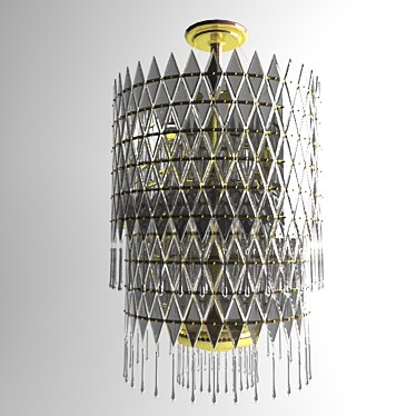 Classical Chandelier: Elegant Illumination 3D model image 1 