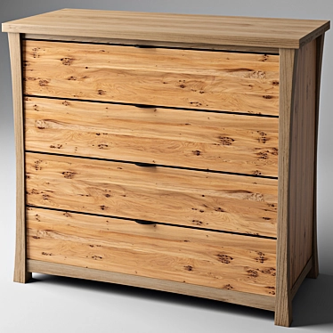 Elegant Ruby Chest with 3D File 3D model image 1 