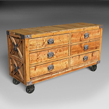 Timothy Oulton Komod Salvage 3D model image 1 