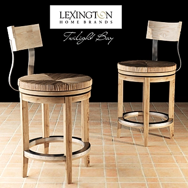 Twilight Bay Dalton Counter Stool 3D model image 1 