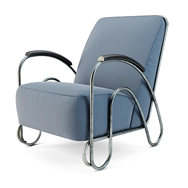 Brett Industrial Loft Armchair 3D model image 1 