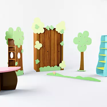 Enchanting Forest Furniture Collection 3D model image 1 