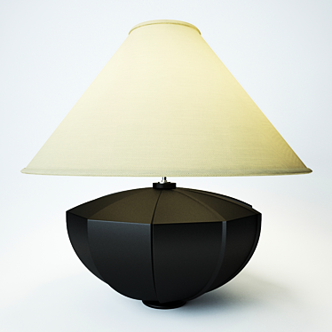 Elegant Bois de Boulogne Table Lamp 3D model image 1 