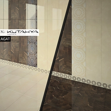 AGAT Ceramic Wall and Floor Tiles 3D model image 1 