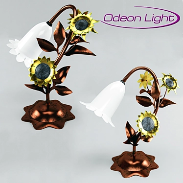 Odeon Light Sunflower Table Lamp 3D model image 1 