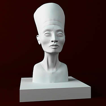 Queen Nefertiti: Daughter of Pharaoh 3D model image 1 