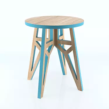 Stool Hippie Blue