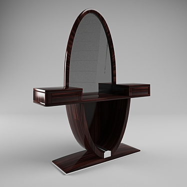 Classic-Style Vanity Table 3D model image 1 