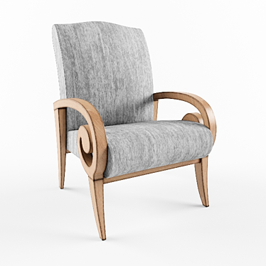 Elegant Busatto Art. CO315 Chair 3D model image 1 