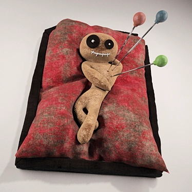 "High Quality Voodoo Doll for Contest 3D model image 1 