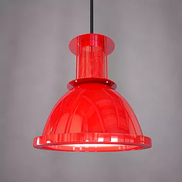 Metal Hanging Light - Loft Design 3D model image 1 