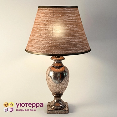 Bronze Ceramic Table Lamp 3D model image 1 