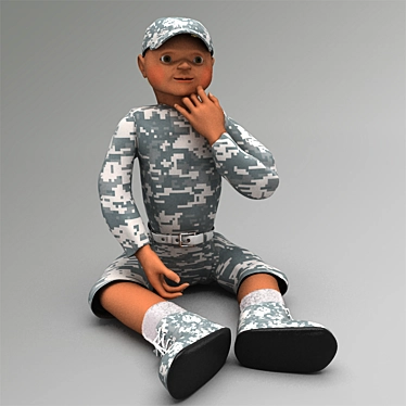 Precise and Genuine Doll 3D model image 1 