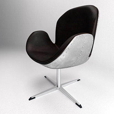Elegant Swan Chair, Supreme Comfort 3D model image 1 