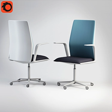 Kinesit Office Chair: Italian Quality & Versatility 3D model image 1 