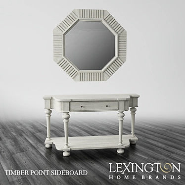 Lexington Timber Point Sideboard 3D model image 1 
