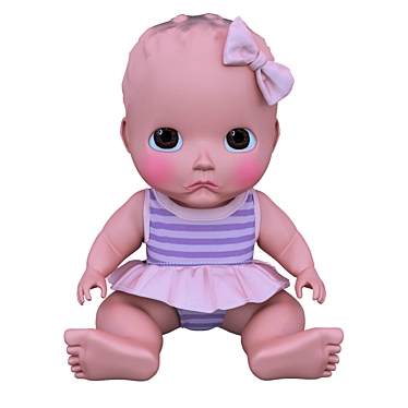 Polys Doll: Lifelike Baby Toy 3D model image 1 