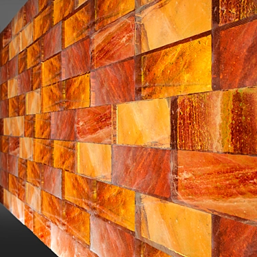 Elegant Salt Bricks for Saunas 3D model image 1 