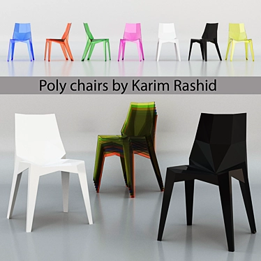 ErgoFlex Chairs by Karim Rashid 3D model image 1 