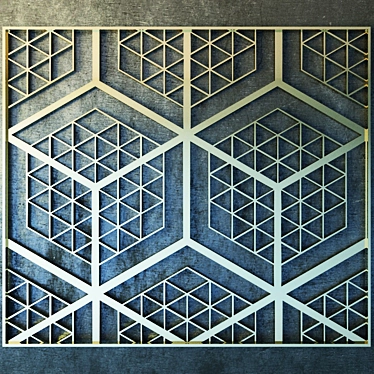 3D Wall Panel Decor 3D model image 1 