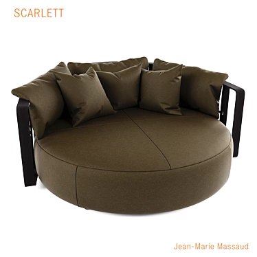 Elegance Redefined: Scarlett Sofa Bed 3D model image 1 