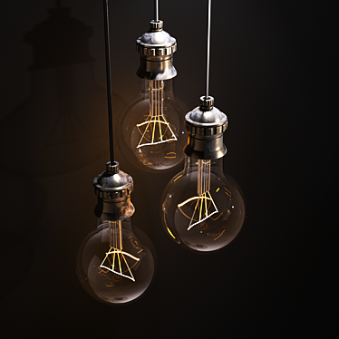 Retro Chic Lighting 3D model image 1 