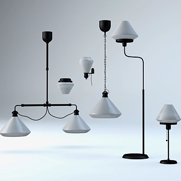 IKEA ELVENGEN: Illuminating Elegance 3D model image 1 