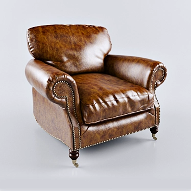 Balmoral Armchair: Timeless Elegance 3D model image 1 