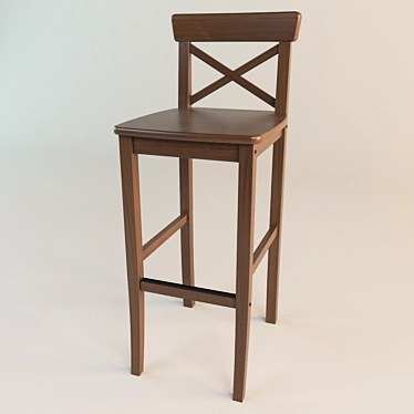 Ingolf Bar Stool 3D model image 1 