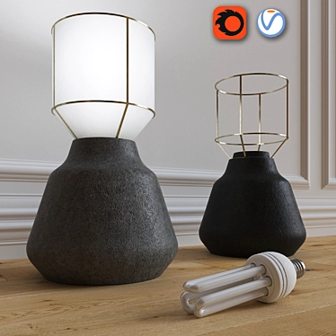 Efficient Illumination: Energy-Saving Lamp 3D model image 1 
