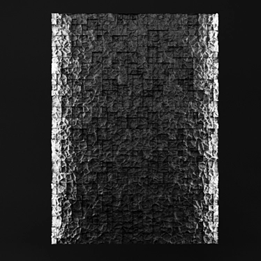 Customizable Stone Wall: Max Model & Textures 3D model image 1 