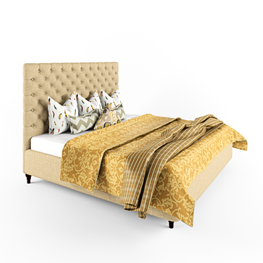 Simply Comfort Bed 3D model image 1 