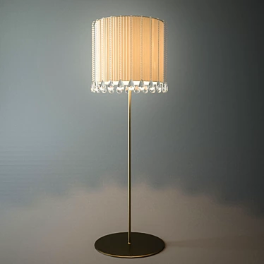 Italian Art-Deco Floor Lamp 3D model image 1 