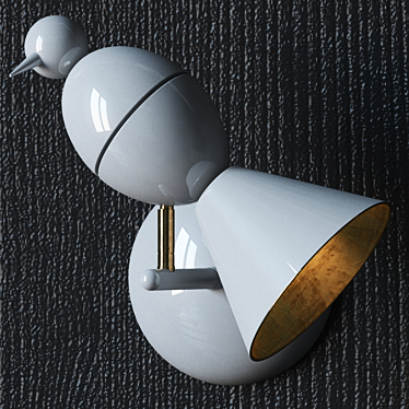 Illuminated Tail Wall Lamp 3D model image 1 