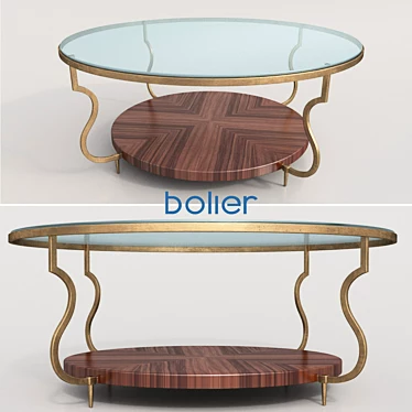 Elegant Cocktail Table by Bolier 3D model image 1 