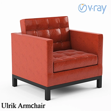 Elegant Ulrik Armchair: Comfort in Every Detail 3D model image 1 