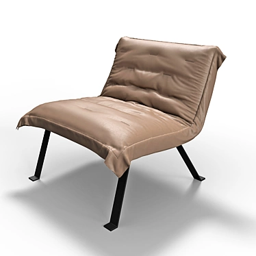 Contemporary Stitch Armchair 3D model image 1 