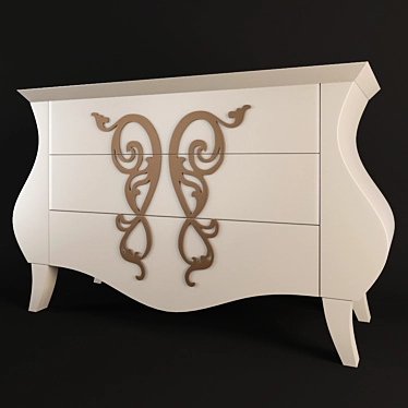 Luxury Chest - Giusti Portos Glamour 3D model image 1 