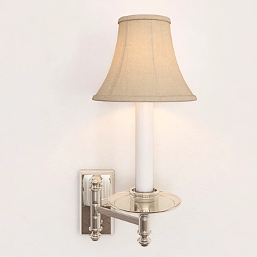 EF Chapman Swing-Arm Wall Light 3D model image 1 