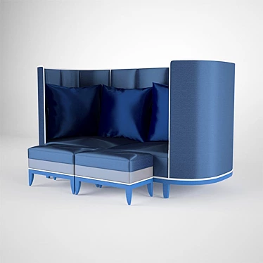 Elegant Comfort Sofa 3D model image 1 