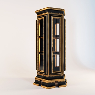 Modern G5.84 Cabinet with Frame 3D model image 1 