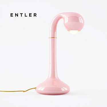 Entler Ceramic Table Lamp: Stylish and Versatile 3D model image 1 