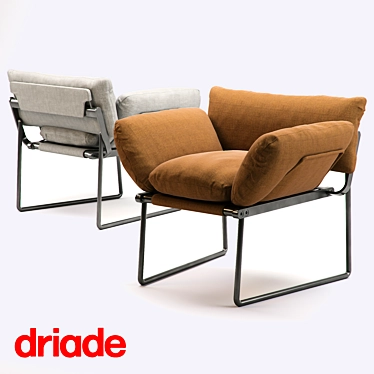 Modern Elegance: Driade Elisa Chair 3D model image 1 