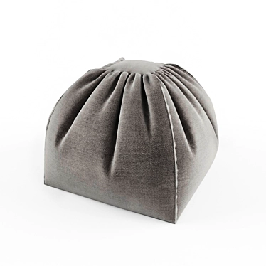 Cozy Cloud Pouf 3D model image 1 