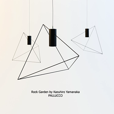 Rock Garden Pendant Lamp: Kazuhiro Yamanaka's Illuminating Design 3D model image 1 