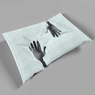 Absence Imprinted - Empty Hand Pillow 3D model image 1 