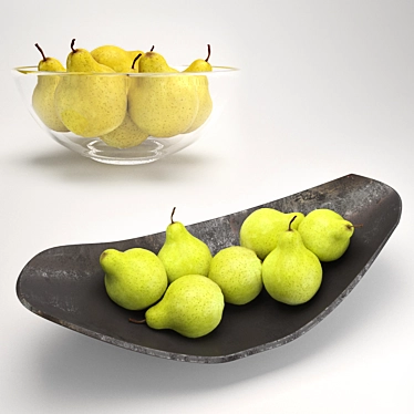 Corona Pear Sculpture 3D model image 1 