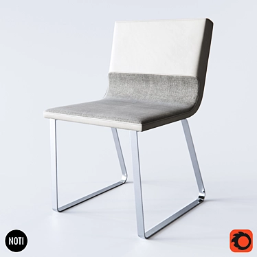 Modern Comma Chair Design 3D model image 1 
