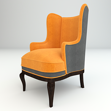 LCI Art No92 Chair - Modern Comfort and Style 3D model image 1 