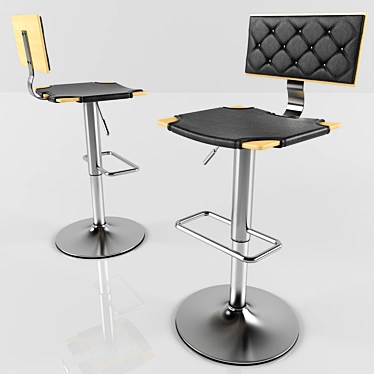 Modern Bar Stool 3D model image 1 